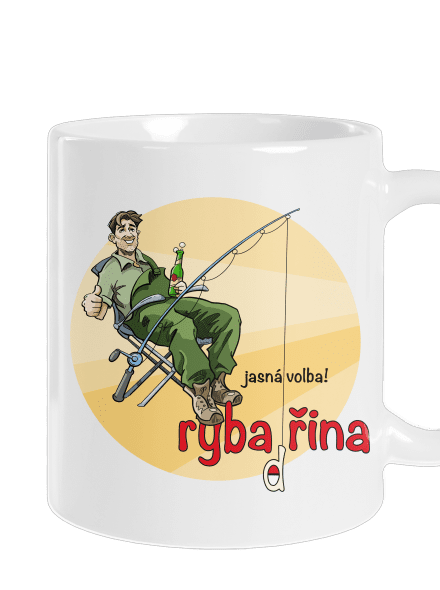Rybadřina klasický hrnek White
