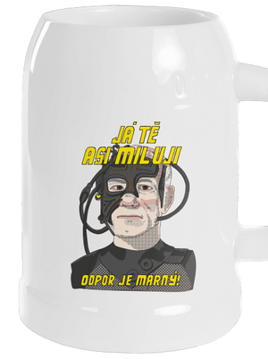 Zamilovaný Borg půllitr White