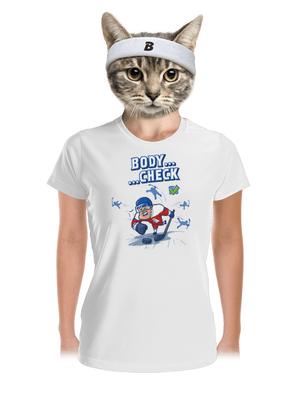 Body check dámské sportovní tričko White