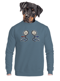 unisex mikina bez kapuce