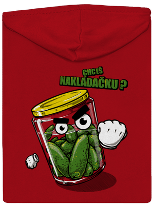 Nakládačka pánská mikina na zip Red