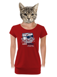 dámské tričko s lemem