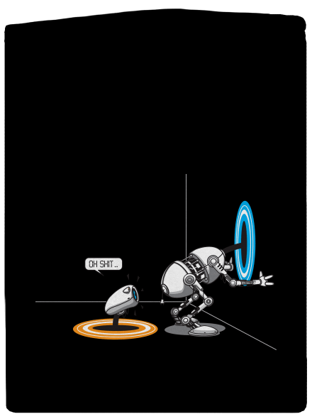 Portal pánská mikina na zip Black