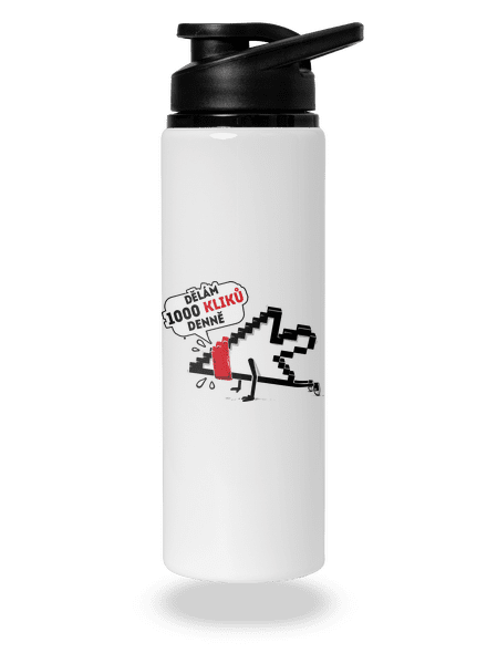 Klikař lahev na vodu White