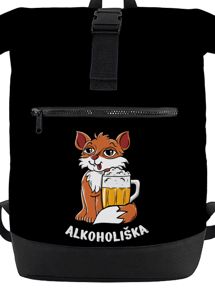 Pivní Alkoholiška batoh Black