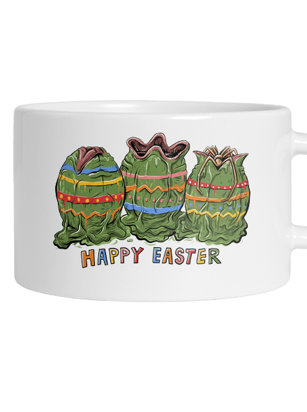 Happy Easter hrnek makronka White