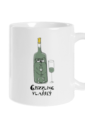 Grizzling Vlašský klasický hrnek White