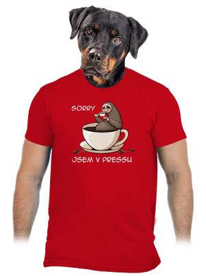 V pressu pánské tričko Red