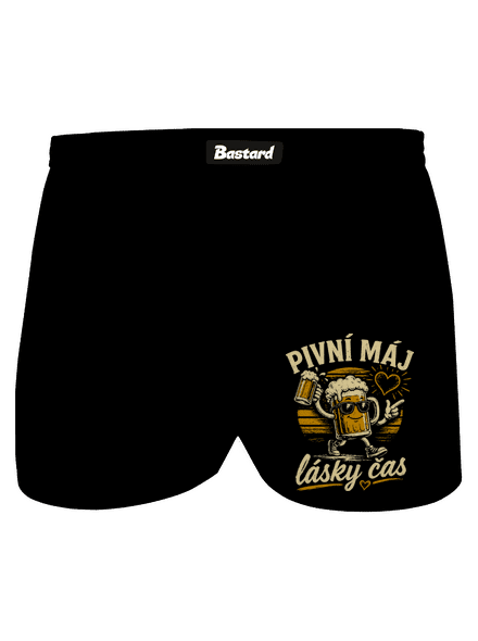 Pivní máj pánské trenky Black