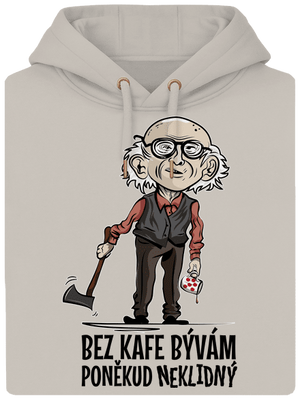 Neklidný bez kafe unisex mikina premium Pastel Macchiato