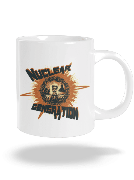 Nuclear generation 2 velký hrnek White