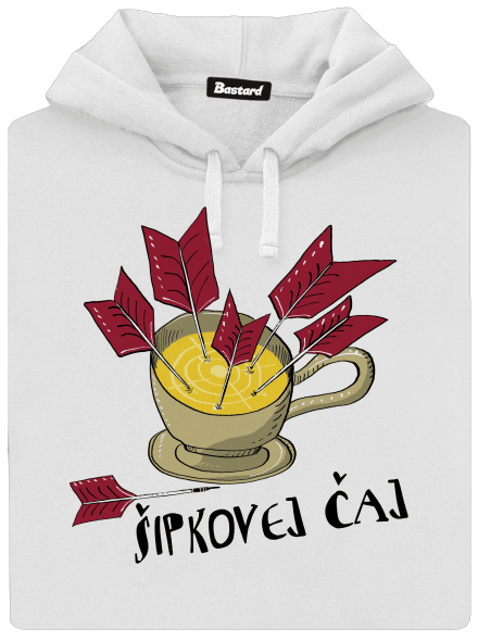 Šipkovej čaj dámská mikina klokanka White