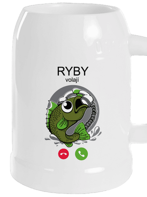 Ryby volají půllitr White