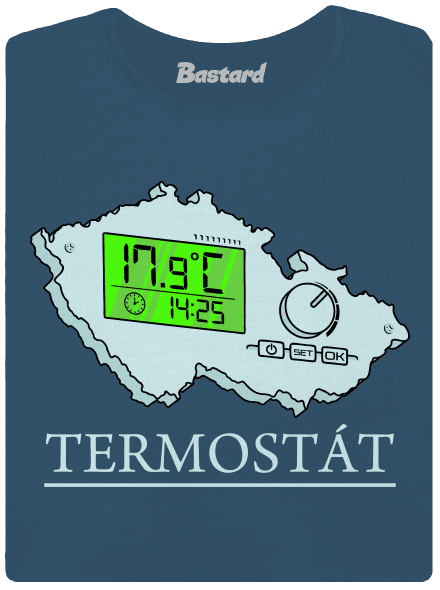 Termostát dámské tričko premium Petrol Blue