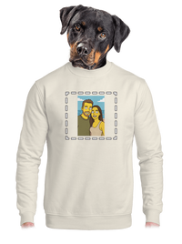 unisex mikina bez kapuce