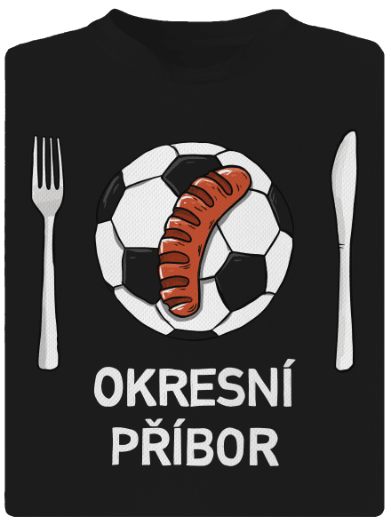 Okresní příbor dětské sportovní tričko Black