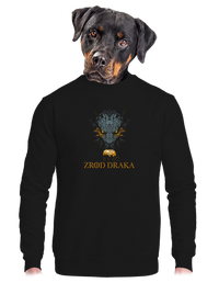 unisex mikina bez kapuce