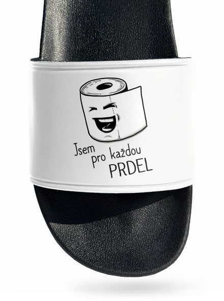 Prdel pantofle White