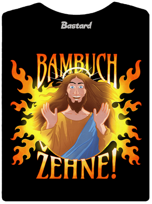 Bambuch žehne dámské tričko s lemem Black