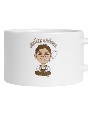 Jeníček a mařenka hrnek makronka White