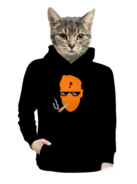 Thug life dámská mikina klokanka Black