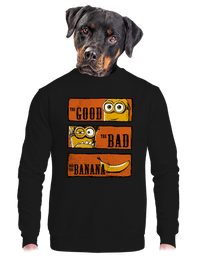 unisex mikina bez kapuce