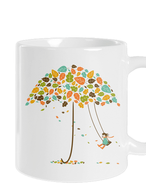 Radost z podzimu klasický hrnek White