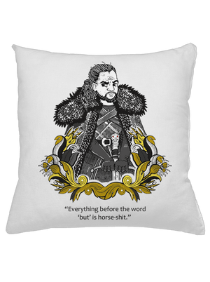 Jon Sníh polštář White