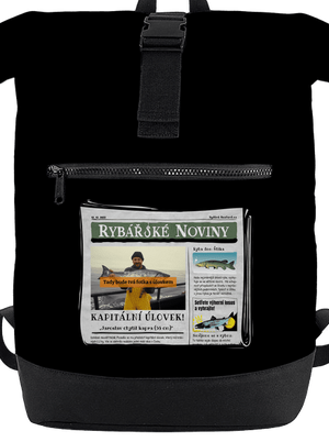 Rybářské noviny batoh Black