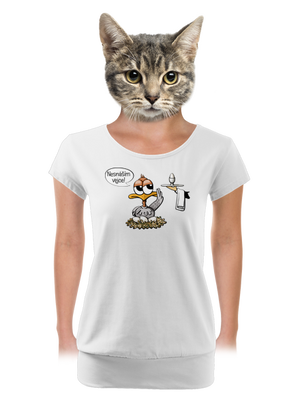 dámské tričko s lemem