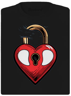 Zámek lásky dámské sportovní tričko Black