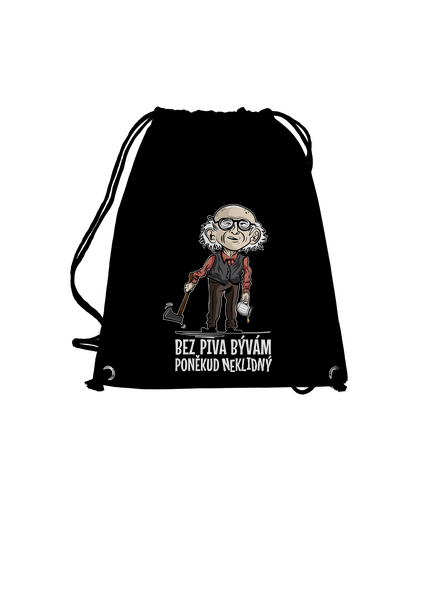 Neklidný bez piva vak Black