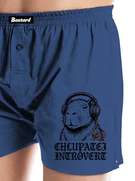 Chlupatej introvert pánské trenky Blue