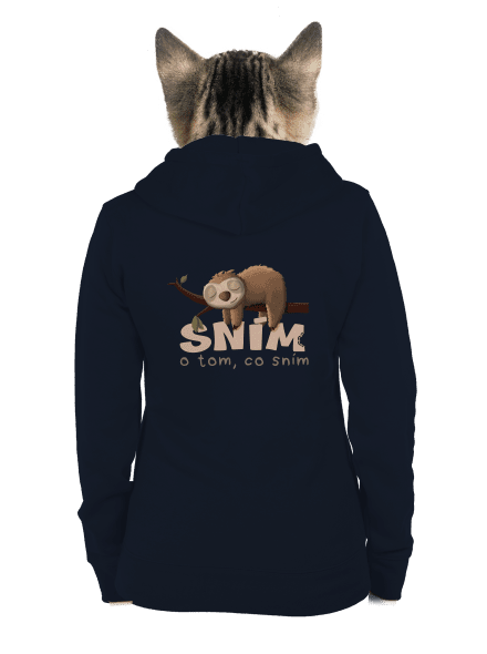 Sním o tom, co sním dámská mikina na zip Navy Mal