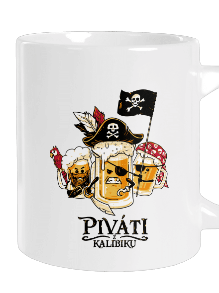 Piváti z Kalibiku velký hrnek White