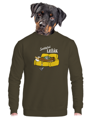 unisex mikina bez kapuce