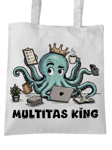 Multitas king taška White