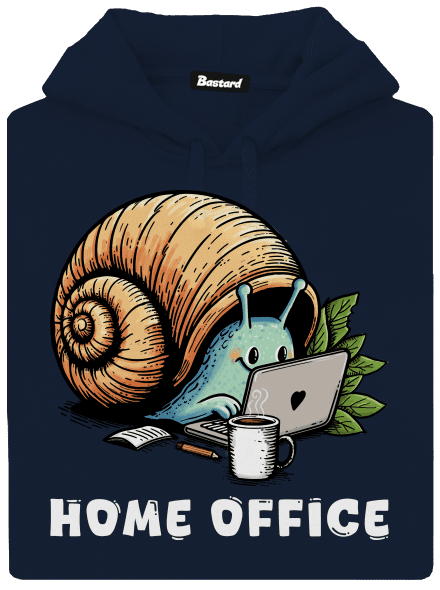Šnekův home office pánská mikina klokanka Navy