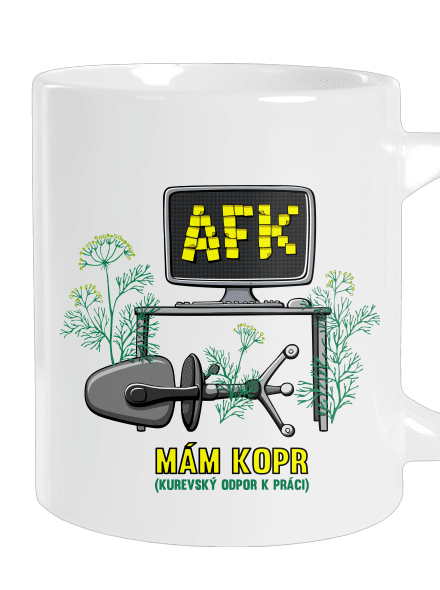 Mám kopr velký hrnek White