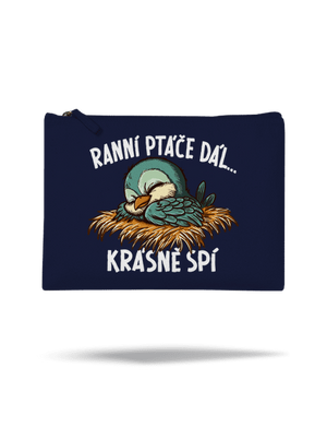 Ranní ptáče spí taštička French Navy