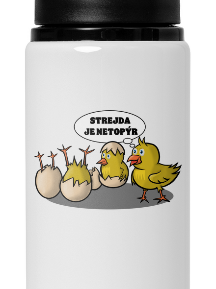 Strejda netopýr lahev na vodu White