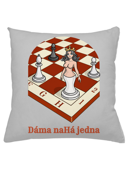 Dáma nahá jedna polštář Pacific Grey