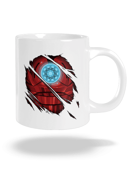 Ironman velký hrnek White