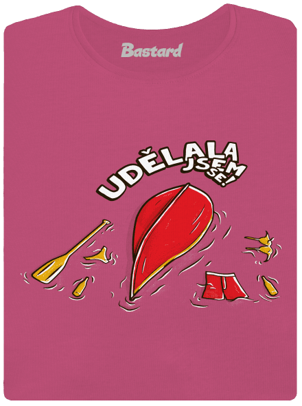 Udělal jsem se dámské tričko premium Magenta