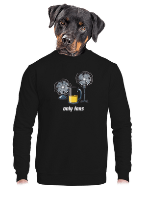 unisex mikina bez kapuce