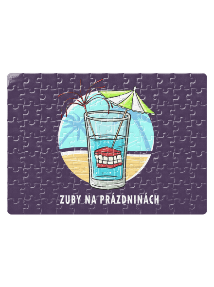 Zuby na prázdninách puzzle White