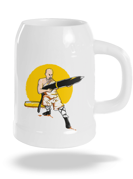 Čína půllitr White