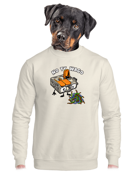 Wago svorka unisex mikina bez kapuce Off White