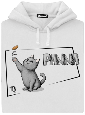 Kočičí horoskop: Panna dámská mikina klokanka White