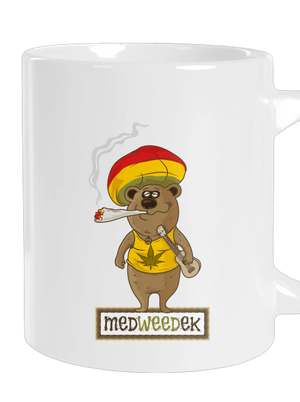Medweedek velký hrnek White